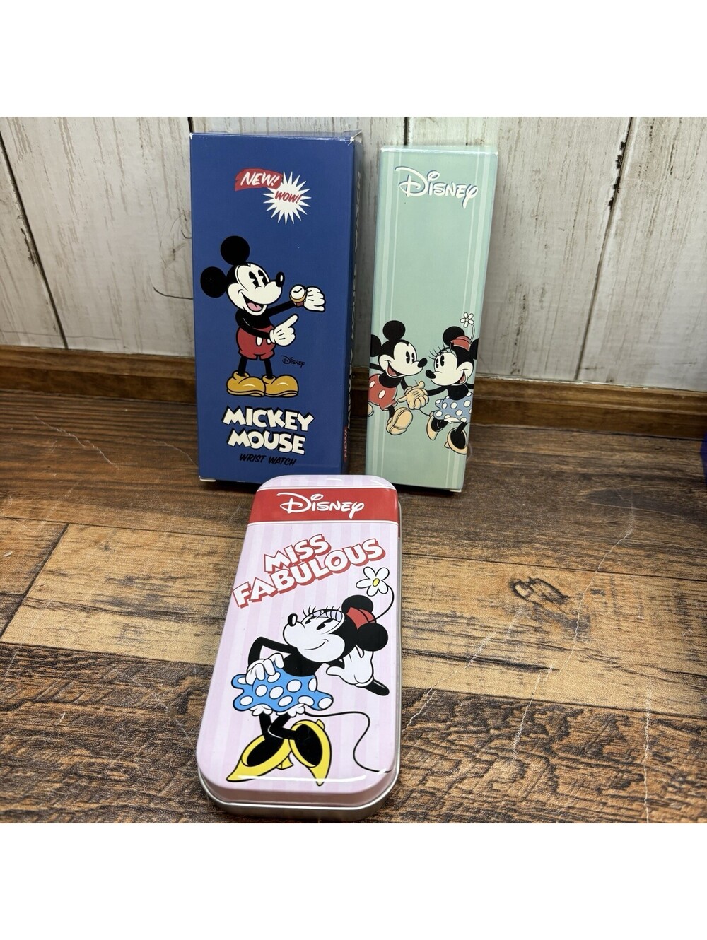 Lot Of 3 Mickey & Minnie Mouse Watches NIB - NEW Old Stock 2006/2007 Disney Avon